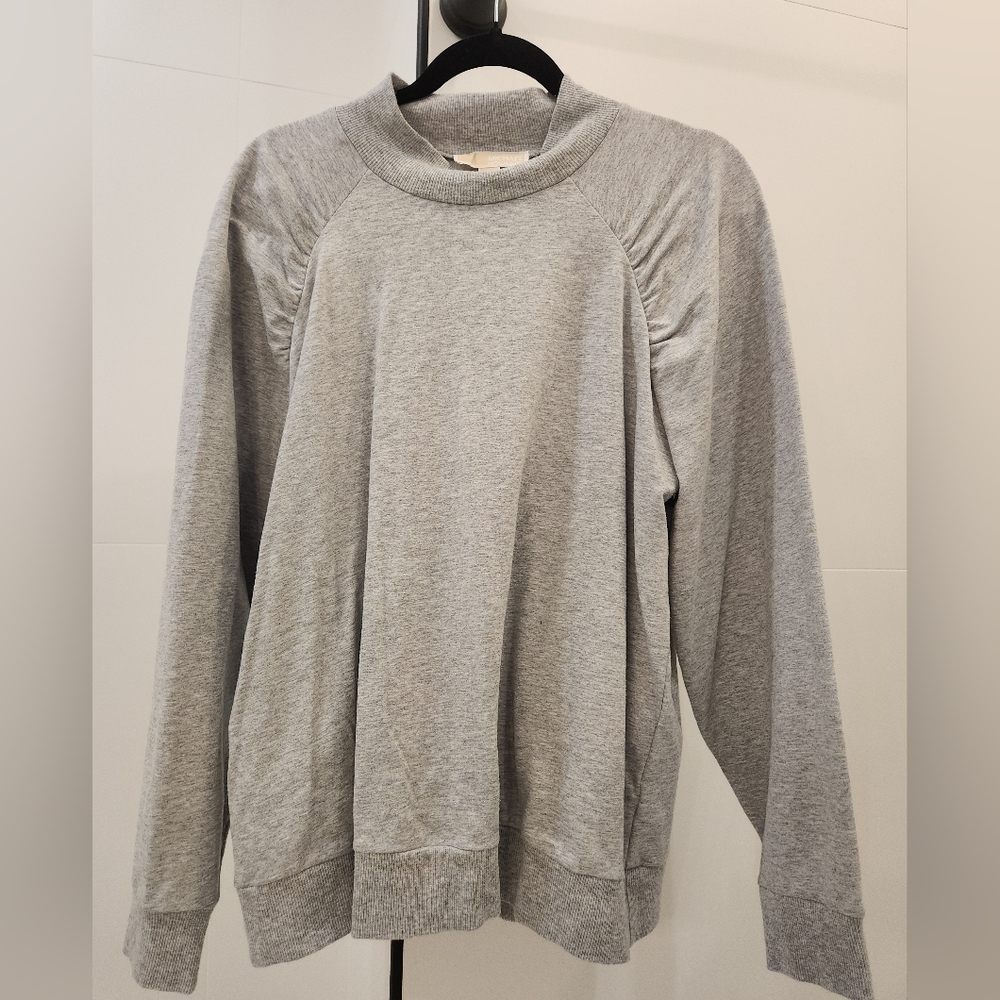 Michael Kors Gray Mockneck Sweatshirt Sz L